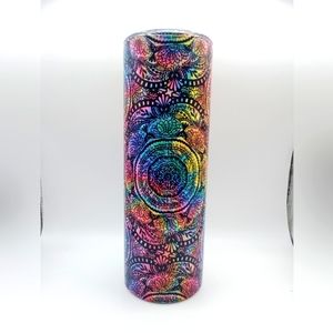 20 oz cuss mandala tumbler